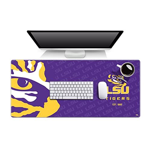 YouTheFan NCAA LSU Tigers Logo Series Desk Pad...