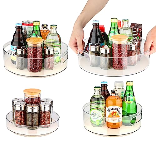 4 Pack Lazy Susan Organizer for Cabinet：Lazy Susan Turntable (8 1...