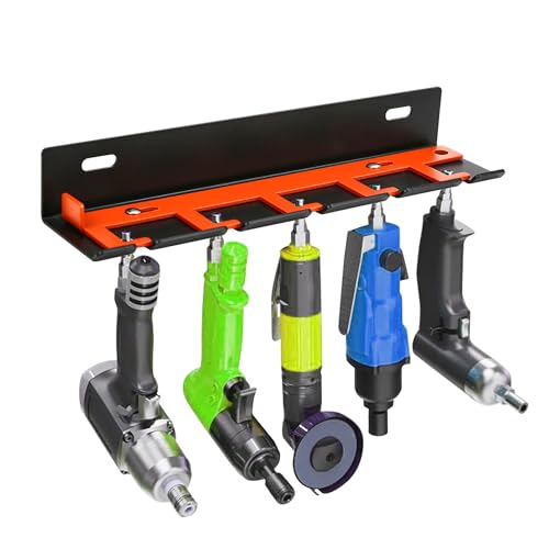 Air Tool Holder, Air Tool Rack for Garage Walls and Tool Cart Stora...