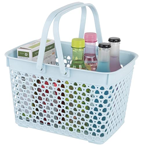 Anyoifax Portable Shower Caddy Basket Plastic Cleaning Tote with Ha...