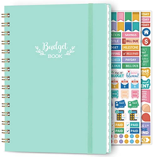 Budget Planner - Budget Book, 12 Month Undated Expense Tracker Note...