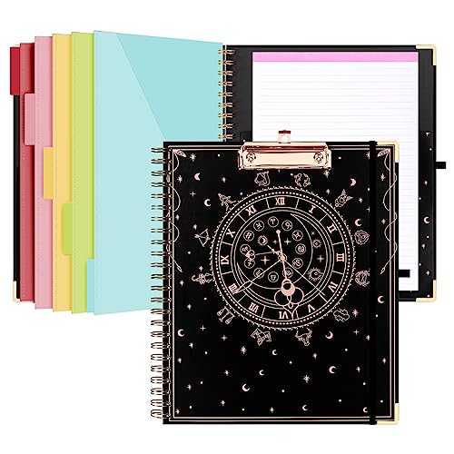 Clipboard with Storage Folding Clipboard Folder with 8.5 x11  Notep...