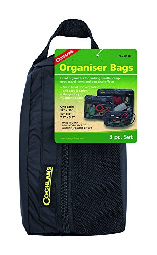 Coghlan s Nylon Mesh Organizer Bags, 3-Piece Set...