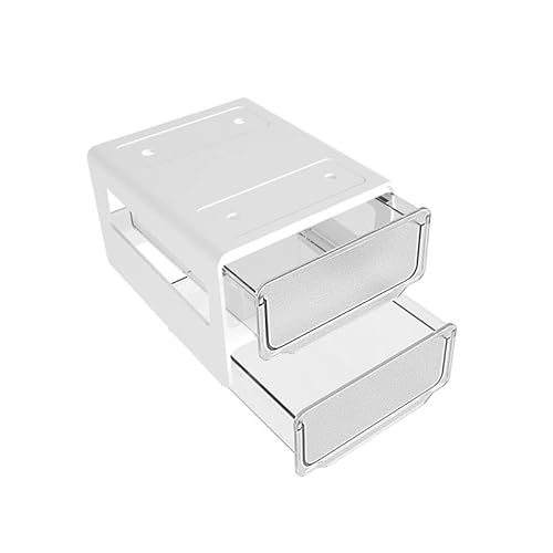COZYWELL Under Desk Drawer 2 Layers, Double Trays Attachable Under ...