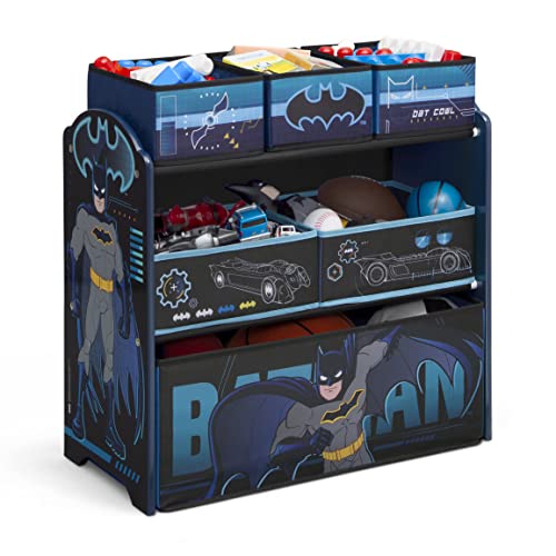Delta Children Design & Store 6 Bin Toy Storage Organizer, Batman,E...