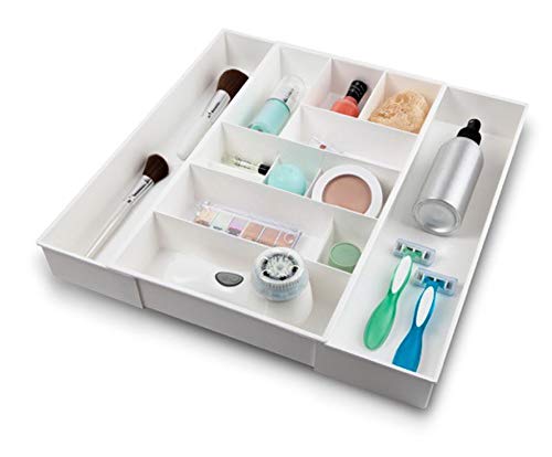 Dial Industries Vanity Expand-A-Drawer, 9.5  x 16  x 2,25 , White -...