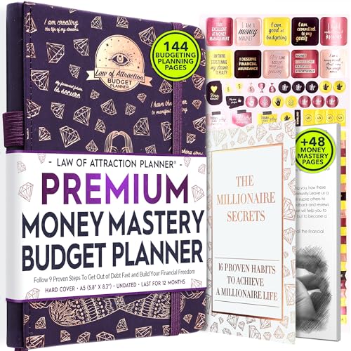 Financial Planner & Monthly Budget Planner and Monthly Bill Organiz...