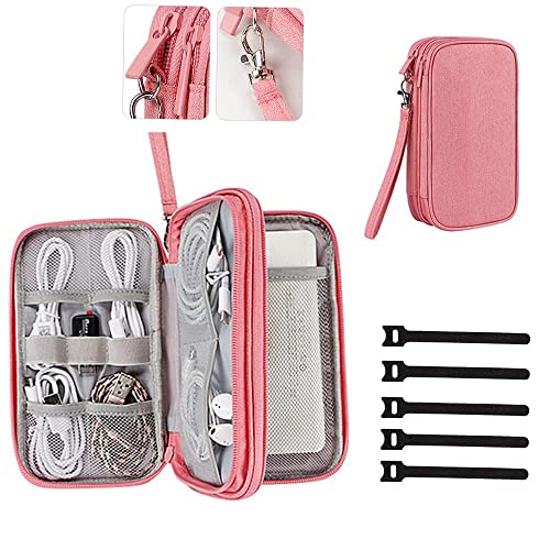 Fxkoolr Travel Cable Organizer Bag, Organizer Case Pouch for Electr...