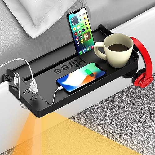 Hiree Bedside Shelf with USB Charging Port, Bunk Bed Shelf Organize...