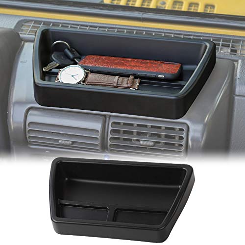 JeCar for TJ Center Console Dash Tray, Dashboard Storage Box Organi...