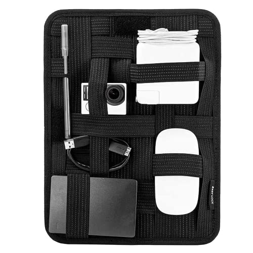KeySmart Travel Grid Organizer Backpack & Bag Accessories in Black...