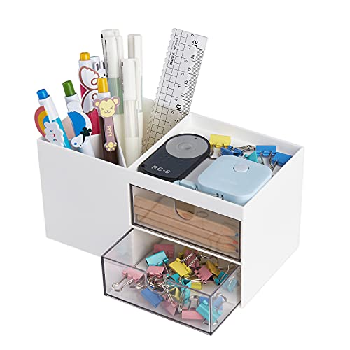 LETURE Office Desk Organizer with drawer, Office Supplies and Desk ...