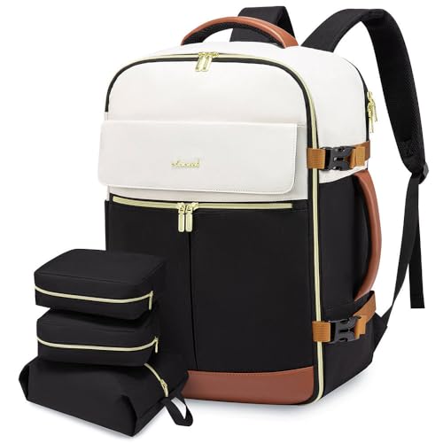 LOVEVOOK Travel Backpack for Women, TSA Carry On Backpack Flight Ap...