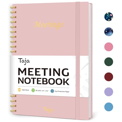 Meeting Notebook For Work Organization - Work Planner Notebook With...