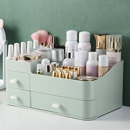 MIUOPUR Makeup Organizer for Vanity, Large Capacity Desk Organizer ...