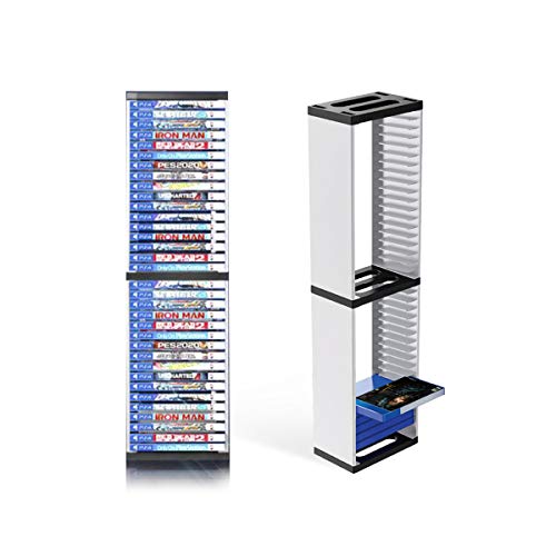 Nargos Video Game Storage Stand Tower for PS5  PS4  PS3  Xbox Serie...