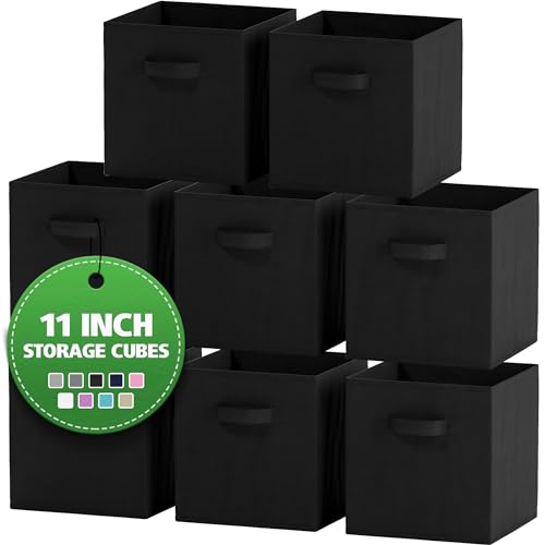 Royexe Cube Storage Baskets for Organizing - 11 Inch - Set of 8 Hea...