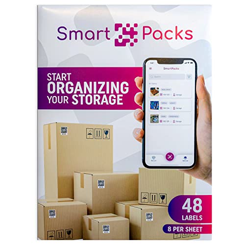 SmartPacks QR Code Labels for Storage & Organization – Premium QR...
