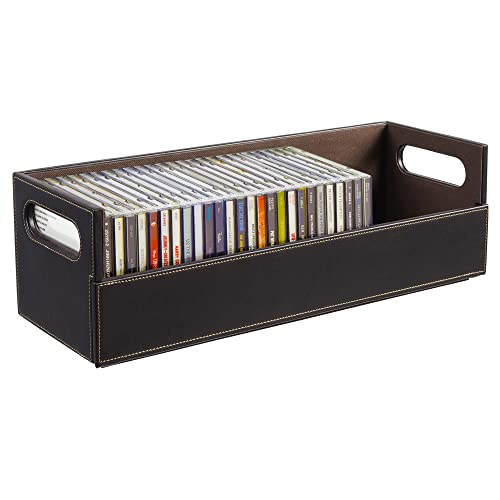 Stock Your Home CD Storage Box, Organizer Shelf for Movie Cases, DV...
