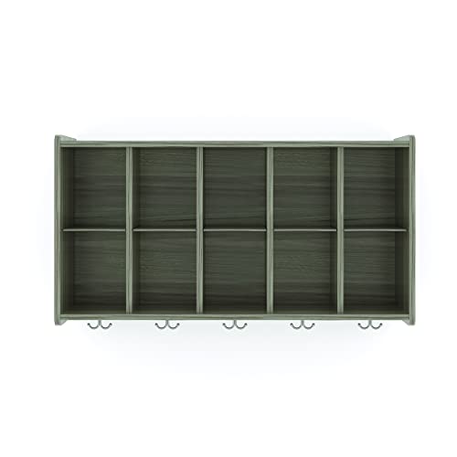 Tot Mate Wall Cubbie Storage 46  Wide (Ready-to-Assemble, Shadow El...