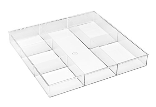 Whitmor 6-Section Clear Drawer Organizer...
