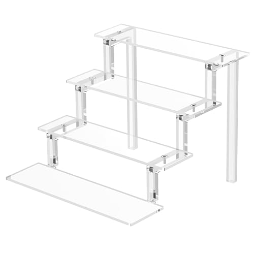 WINKINE Acrylic Riser Display Shelf, Display Riser Compatible with ...