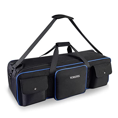 YOREPEK Tripod Carrying Case Bag with 2 Protective Padding, 30.5  L...