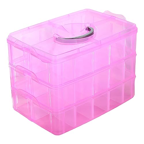 ZLY 3-Tier Demountable Plastic Jewelry Box Organizer Storage Contai...