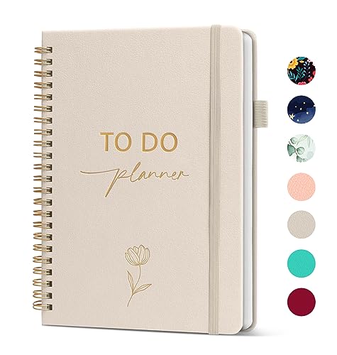 Aesthetic To Do List Notebook Planner - Simplified Undated Daily Pl...