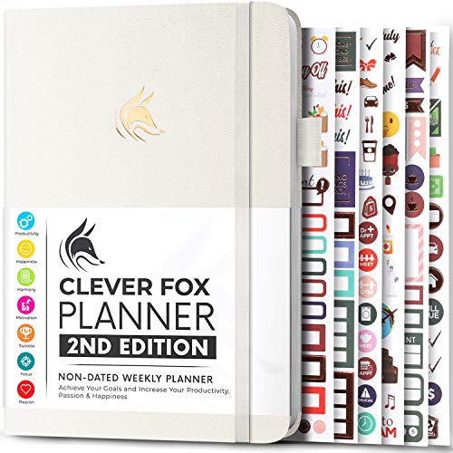 Clever Fox Planner 2nd Edition – Colorful Weekly & Monthly Goal S...