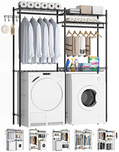 Loomie Over The Washer and Dryer Storage Shelf, Laundry Room Organi...