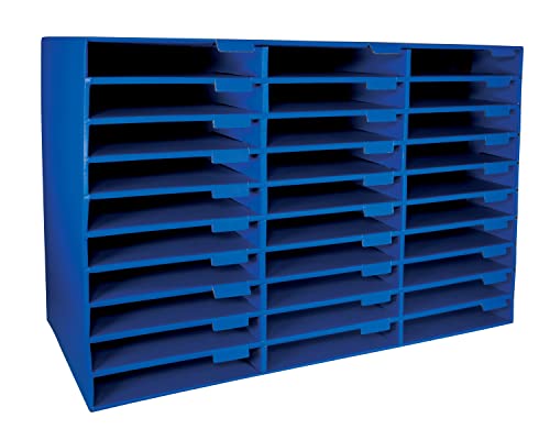 Pacon Classroom Keepers 30-Slot Mailbox, Blue (001318)...
