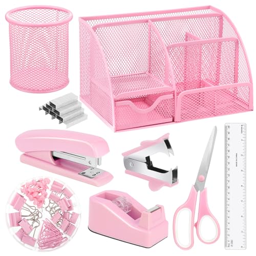 Pink Desk Organizers and Accessories, Pink Gifts Pink Office Suppli...