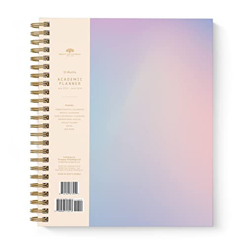 Planner Yearly Monthly Weekly Daily Large Calendar Organizer by Bri...