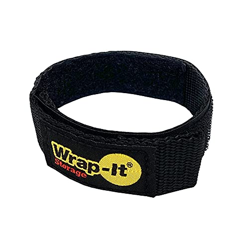 Quick-Straps by Wrap-It Storage – 12” (12-Pack) Black - Hook an...