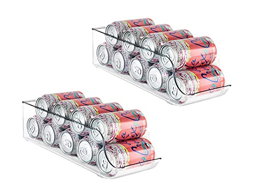 Soda Can Organizer for Pantry Refrigerator Pack of 2 - Holds Up To ...