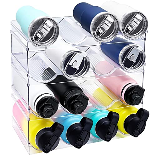 Spaclear Water Bottle Organizer, Stackable Kitchen Home Pantry Orga...