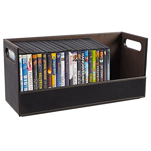 Stock Your Home DVD Storage Box, Movie Shelf Organizer for Blu-Ray,...