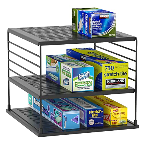 WANCHIY Upgraded Cabinet Organizers and Storage -Divided Compartmen...