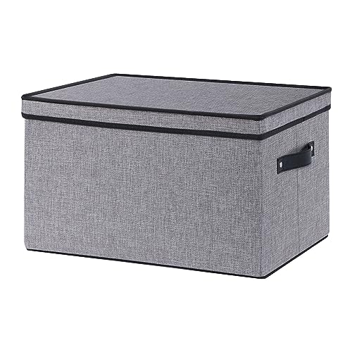 YheenLf Fabric Storage boxes,Storage Baskets for Shelves with Lids,...