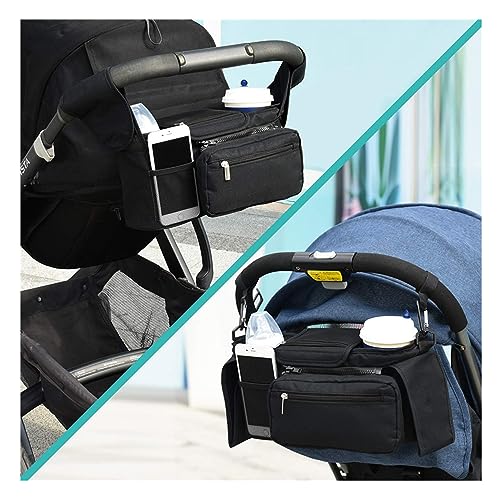Ankyle Universal Stroller Organizer with insulated Cup Holder ,Stro...