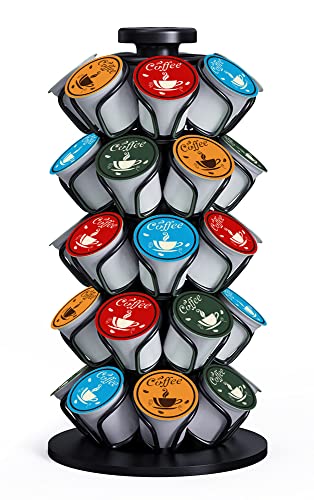 EVERIE Coffee Pod Holder Carousel Compatible with 35 K Cup Pods, KR...