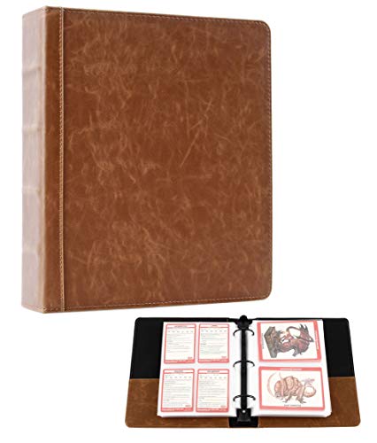 Forged Dice Co. Custom Monster Card Binder with 80 Pages, Light Bro...