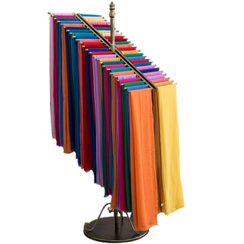 Freestanding Scarf Display Stand, Organizer Scarf Display Rack for ...