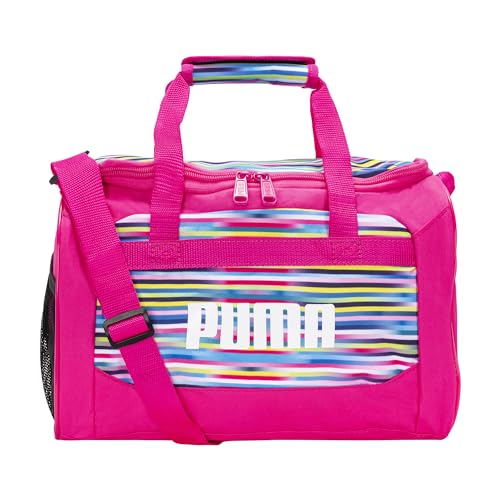 PUMA unisex child Evercat Transformation Jr duffel bags, Pink Multi...