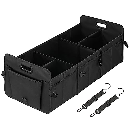 Simple Deluxe Car Trunk Organizer, Multi Compartments Collapsible T...